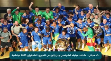 بث مجاني.. شاهد مباراة تشيلسي وبرايتون في الدوري الإنجليزي 2025 مباشرةً